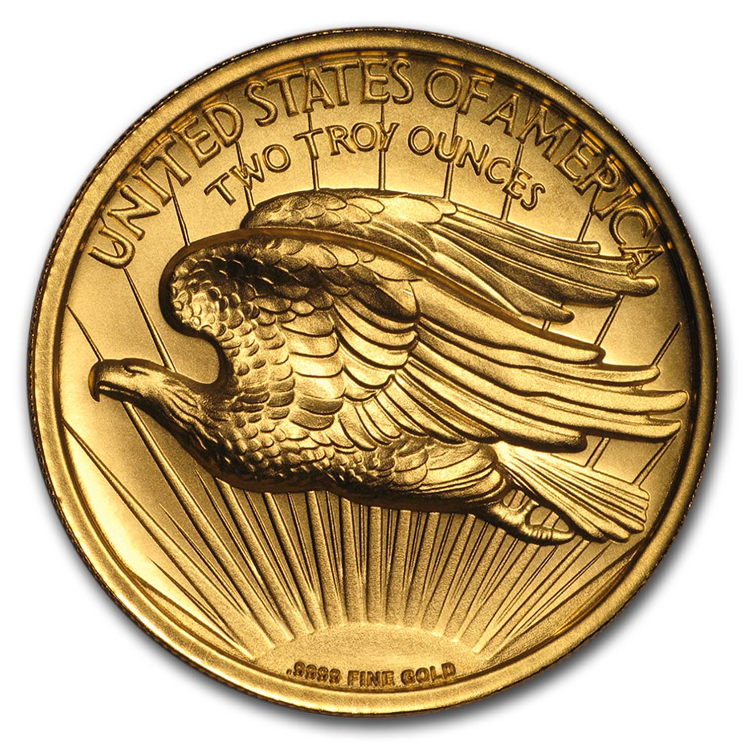 2 oz Gold High Relief Round - Saint-Gaudens