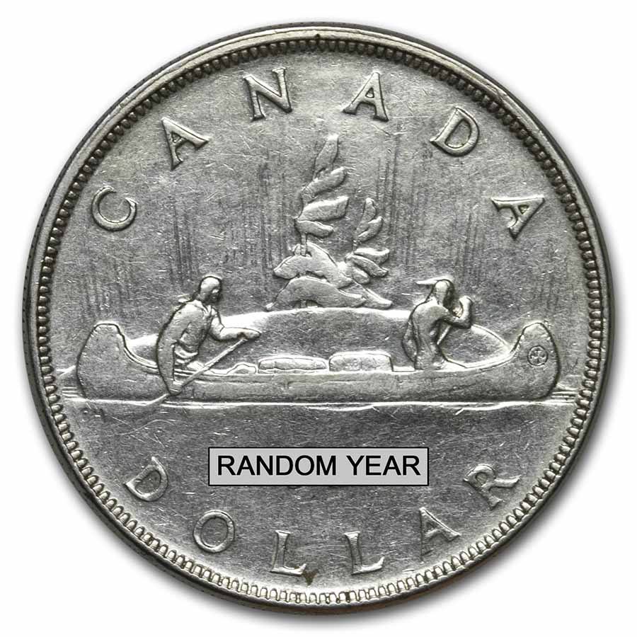 1937-1952 Canada Silver Dollar George VI Avg Circ (ASW .60)