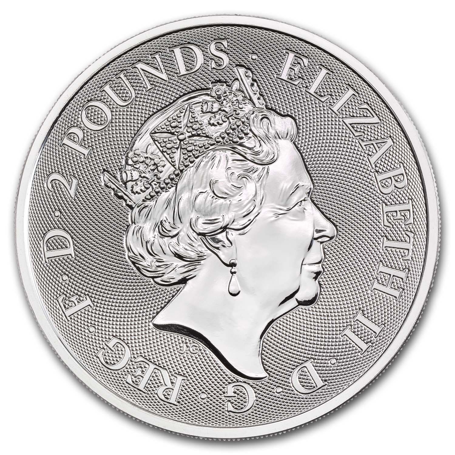 2019 Great Britain 1 oz Silver Valiant BU