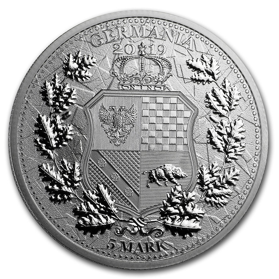 2019 Germania Allegories 1 oz Silver Round BU (Britannia)