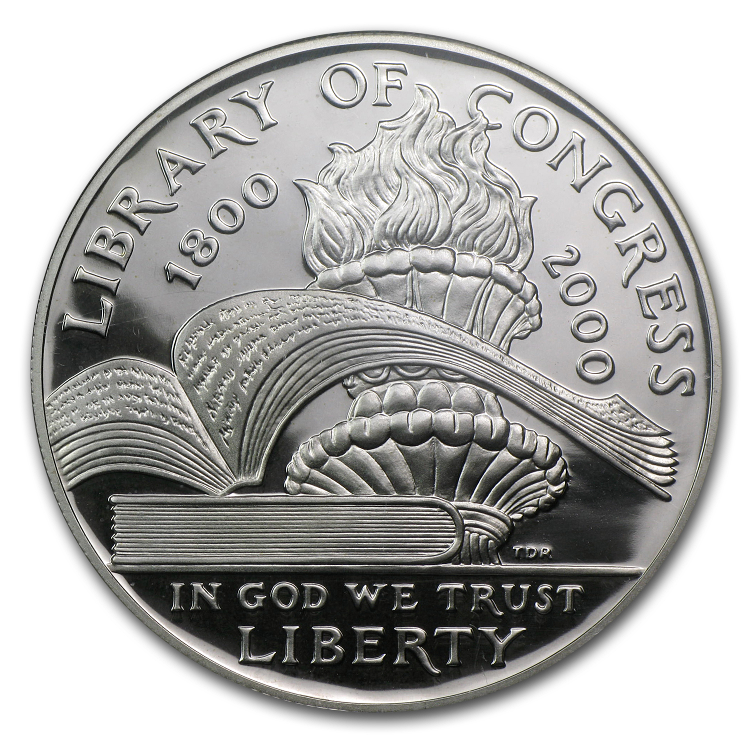 2000-P Library of Congress $1 Silver Commem PF-69 NGC