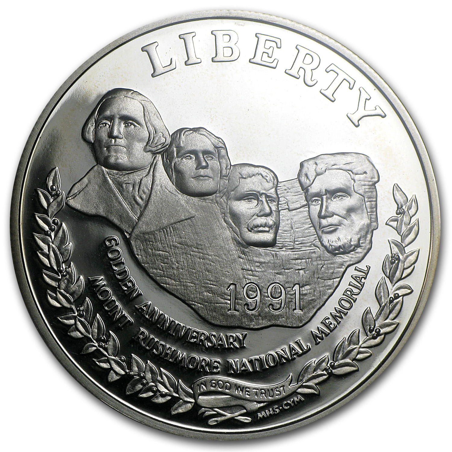 1991-S Mount Rushmore $1 Silver Commem PF-69 NGC