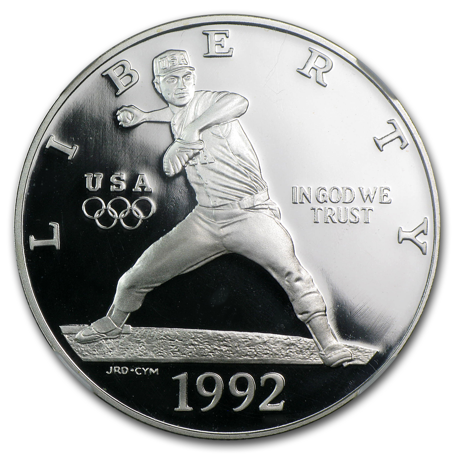 1992-S Olympic Baseball $1 Silver Commem PF-69 NGC