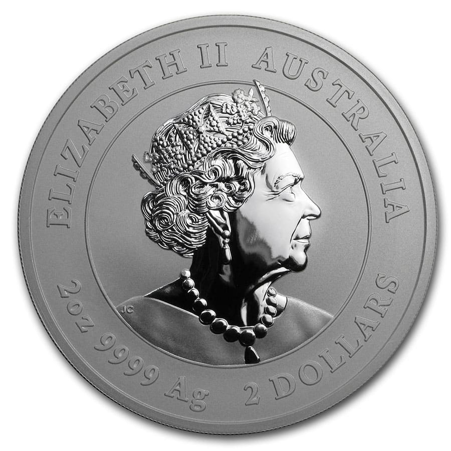 2020 Australia 2 oz Silver Lunar Mouse BU (Series III)
