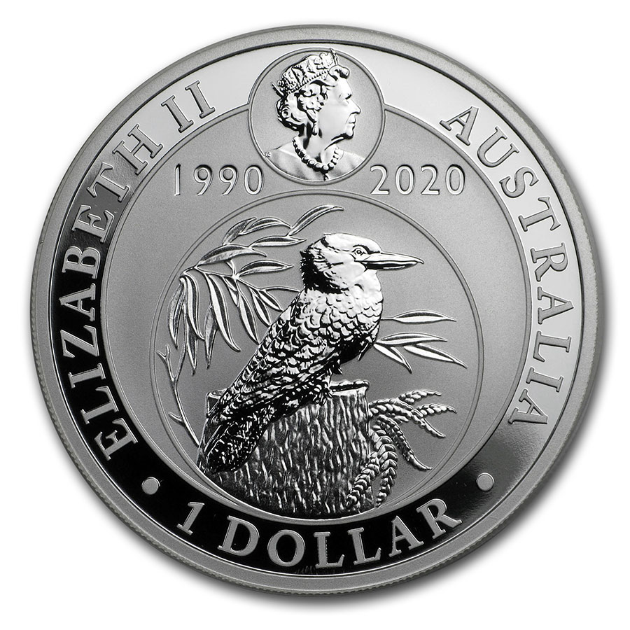 2020 Australia 1 oz Silver Kookaburra BU