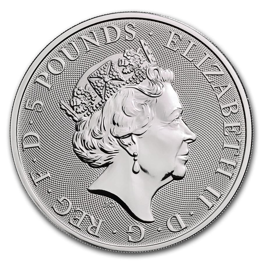 2020 Great Britain 2 oz Silver Queen's Beasts The White Horse