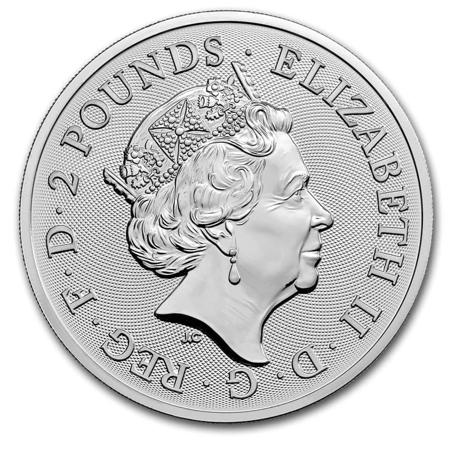 2020 Great Britain 1 oz Silver Year of the Rat BU