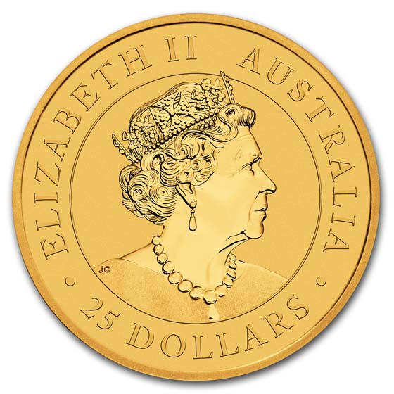 2020 Australia 1/4 oz Gold Kangaroo BU