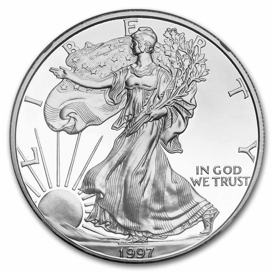1997-P Proof American Silver Eagle PF-69 NGC