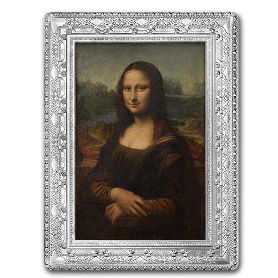 2019 Silver €10 Masterpieces of Museums Proof (Mona Lisa)