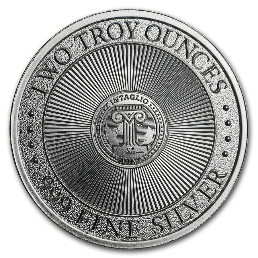 2 oz Silver High Relief Round - The Jersey Devil