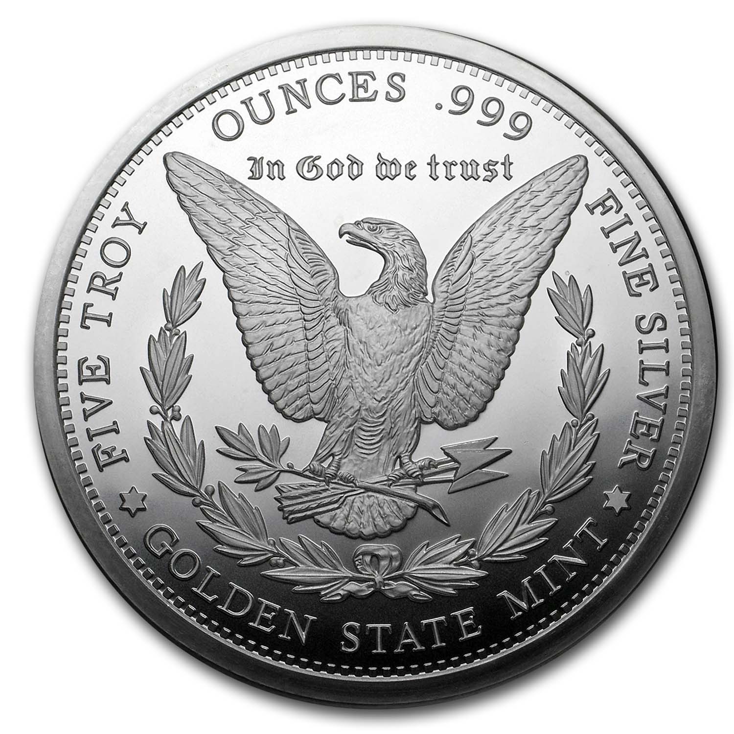 5 oz Silver Round - Morgan Dollar