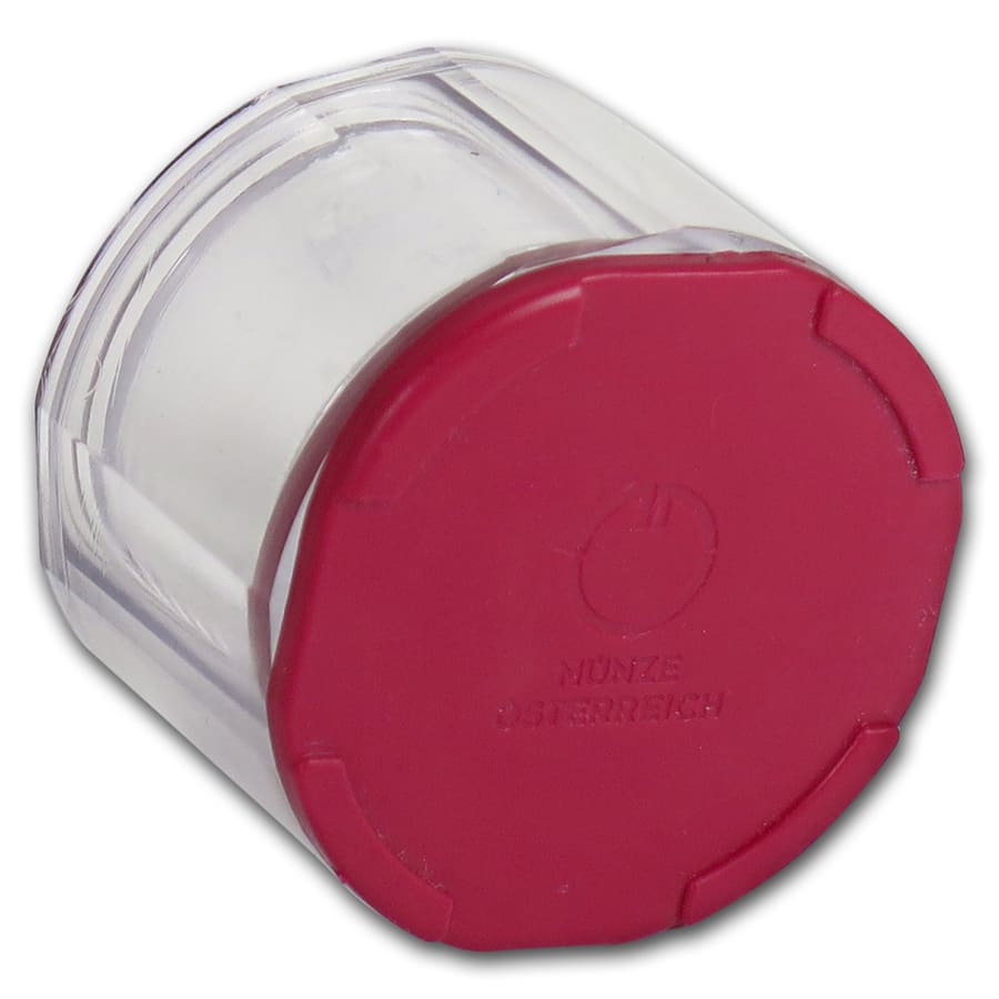 1/2 oz 10-Coin Gold/Platinum Philharmonic Coin Tubes (Red Cap)