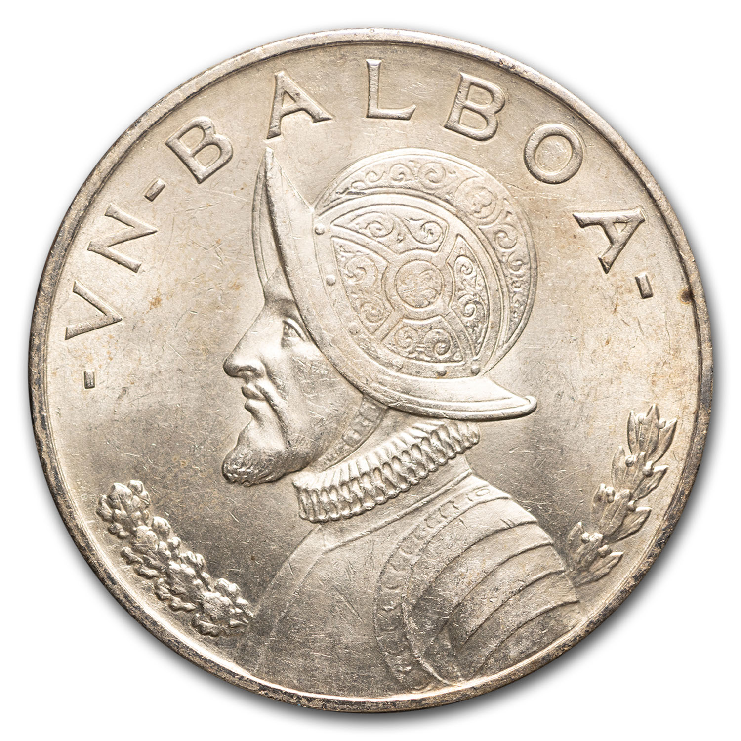 1947 Panama Silver Balboa AU