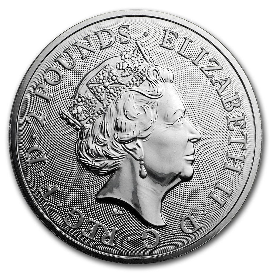2020 Great Britain 1 oz Silver The Royal Arms BU