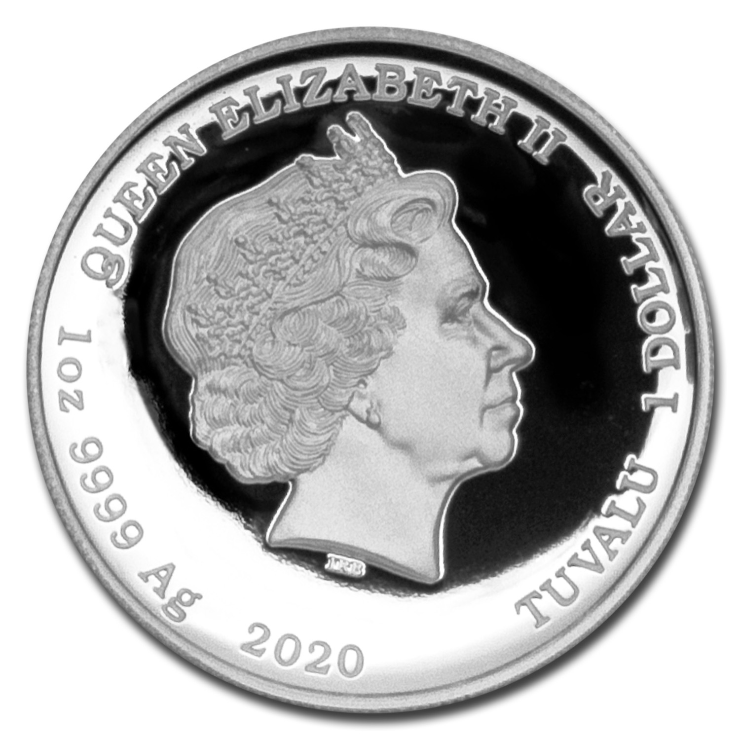 2020 Tuvalu 1 oz Silver James Bond 007 High Relief Proof