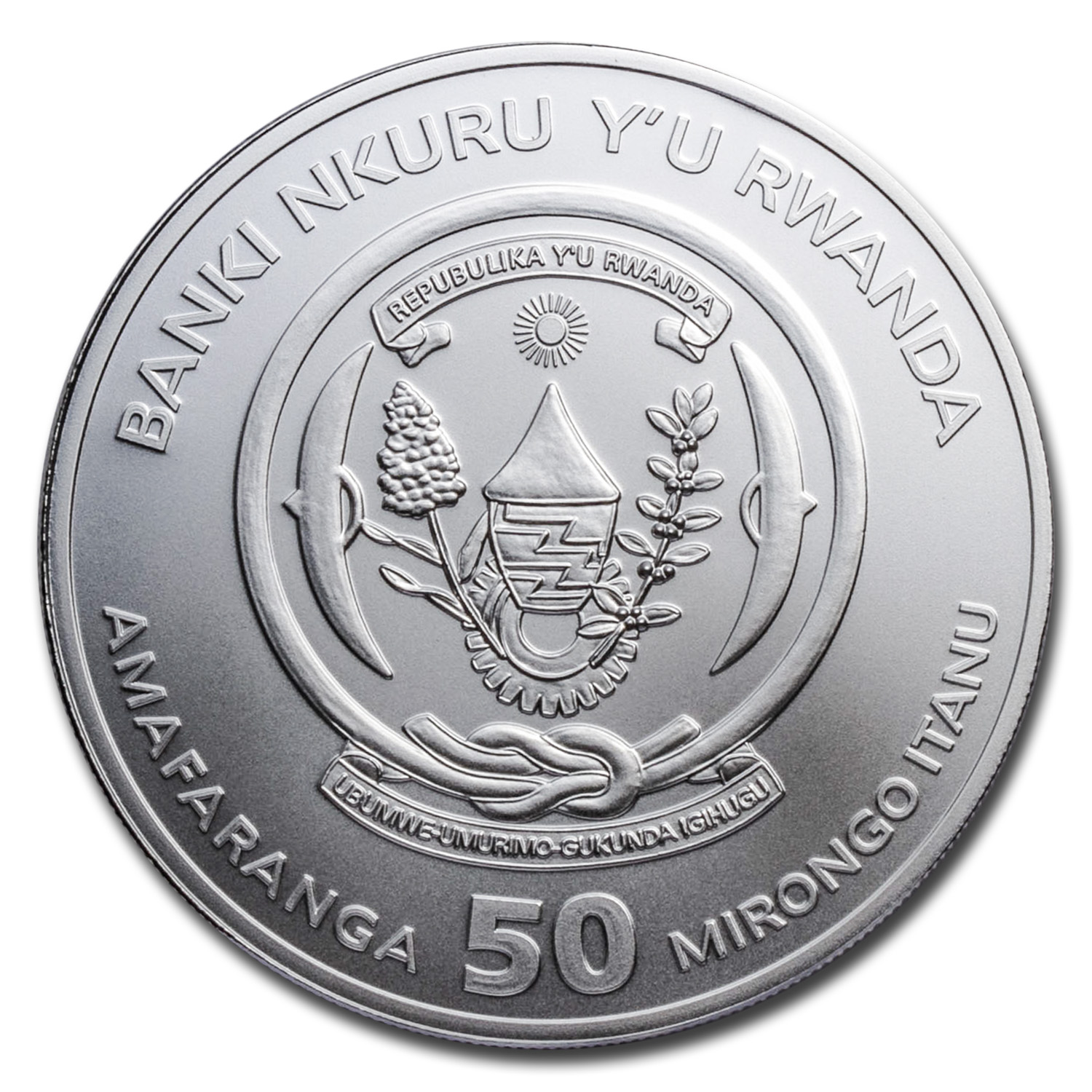 2020 Rwanda 1 oz Silver Nautical Ounce Mayflower BU