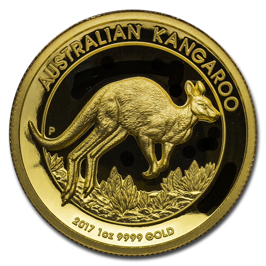 2017 Australia 1 oz Gold Kangaroo High Relief PF-70 UCAM NGC