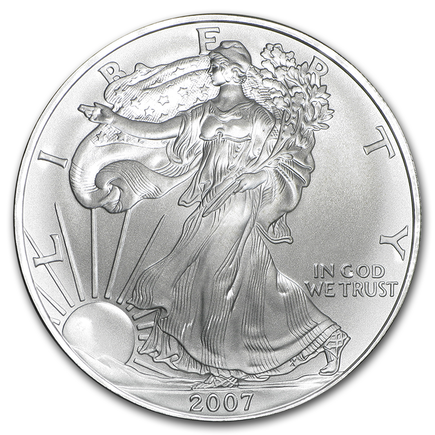 2007 500-Coin American Silver Eagle Monster Box (Sealed)