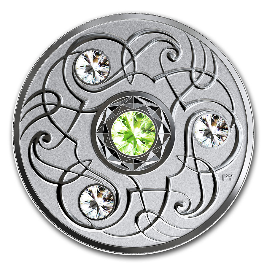 2020 Canada 1/4 oz Silver $5 Birthstones: August
