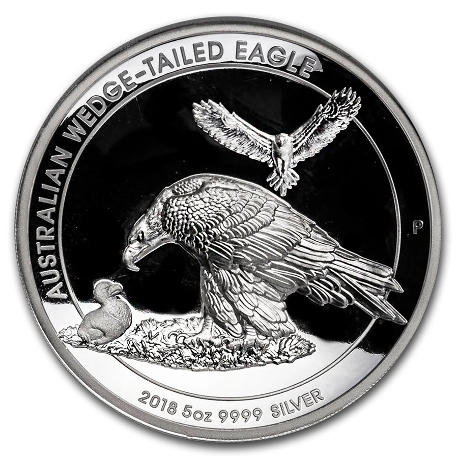 2018-P AUS 5 oz Silver Wedge Tailed Eagle PF-70 NGC UC HR (FR)