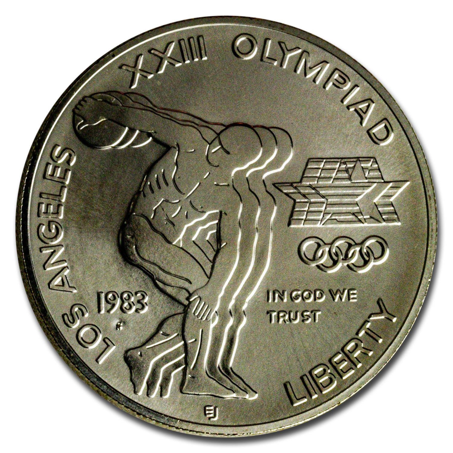 1983-S Olympic $1 Silver Commem BU (Capsule Only)