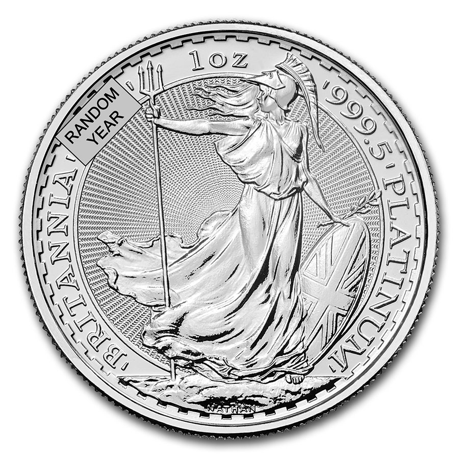 Great Britain 1 oz Platinum Britannia (Random Year)