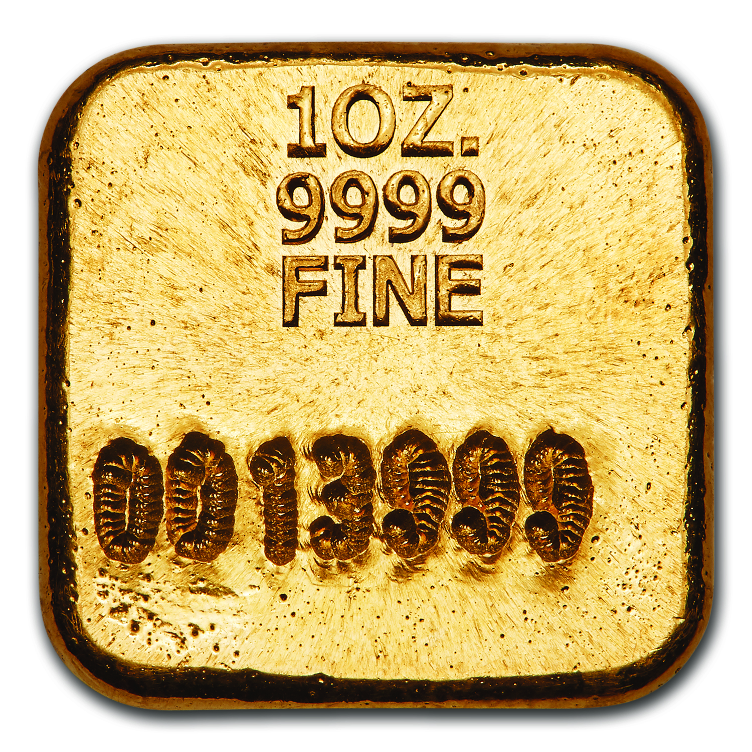 1 oz Gold Bar - Perth Mint Gold Button (Serialized)