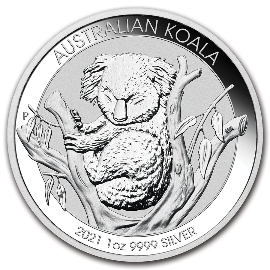 2021 Australia 1 oz Silver Koala MS-70 PCGS (FirstStrike®)