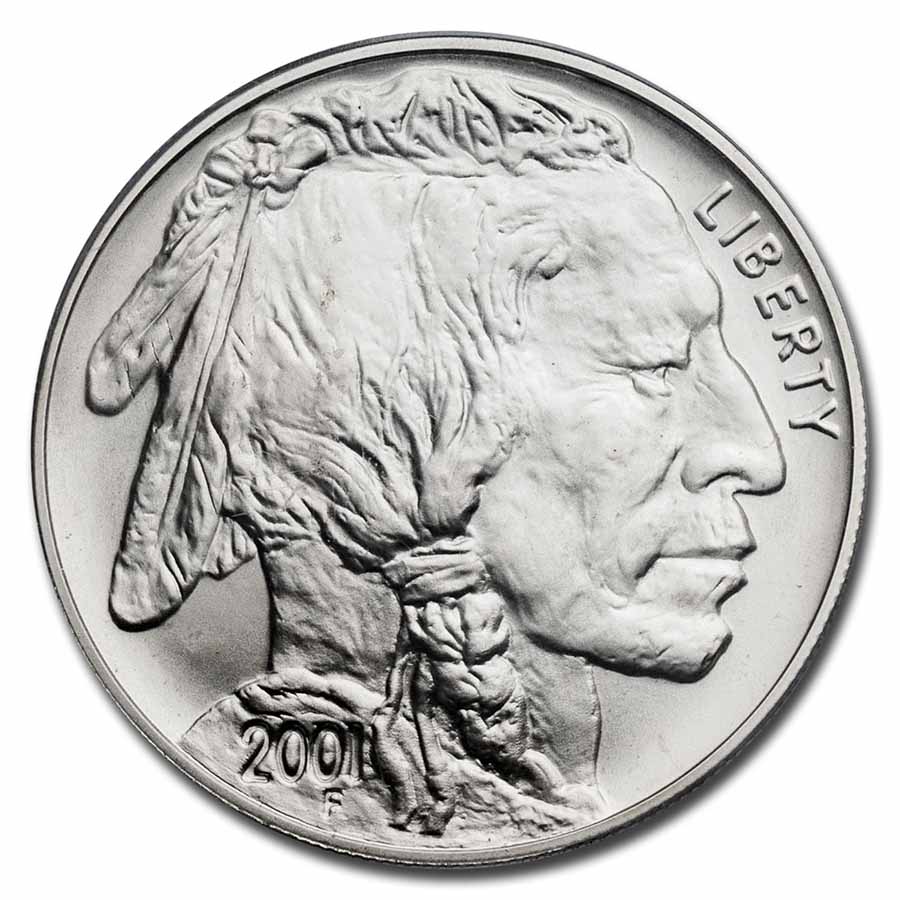 2001-D Buffalo $1 Silver Commem MS-69 PCGS