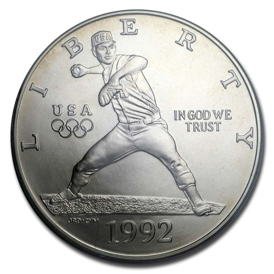 1992-D Olympic Baseball $1 Silver Commem MS-69 PCGS