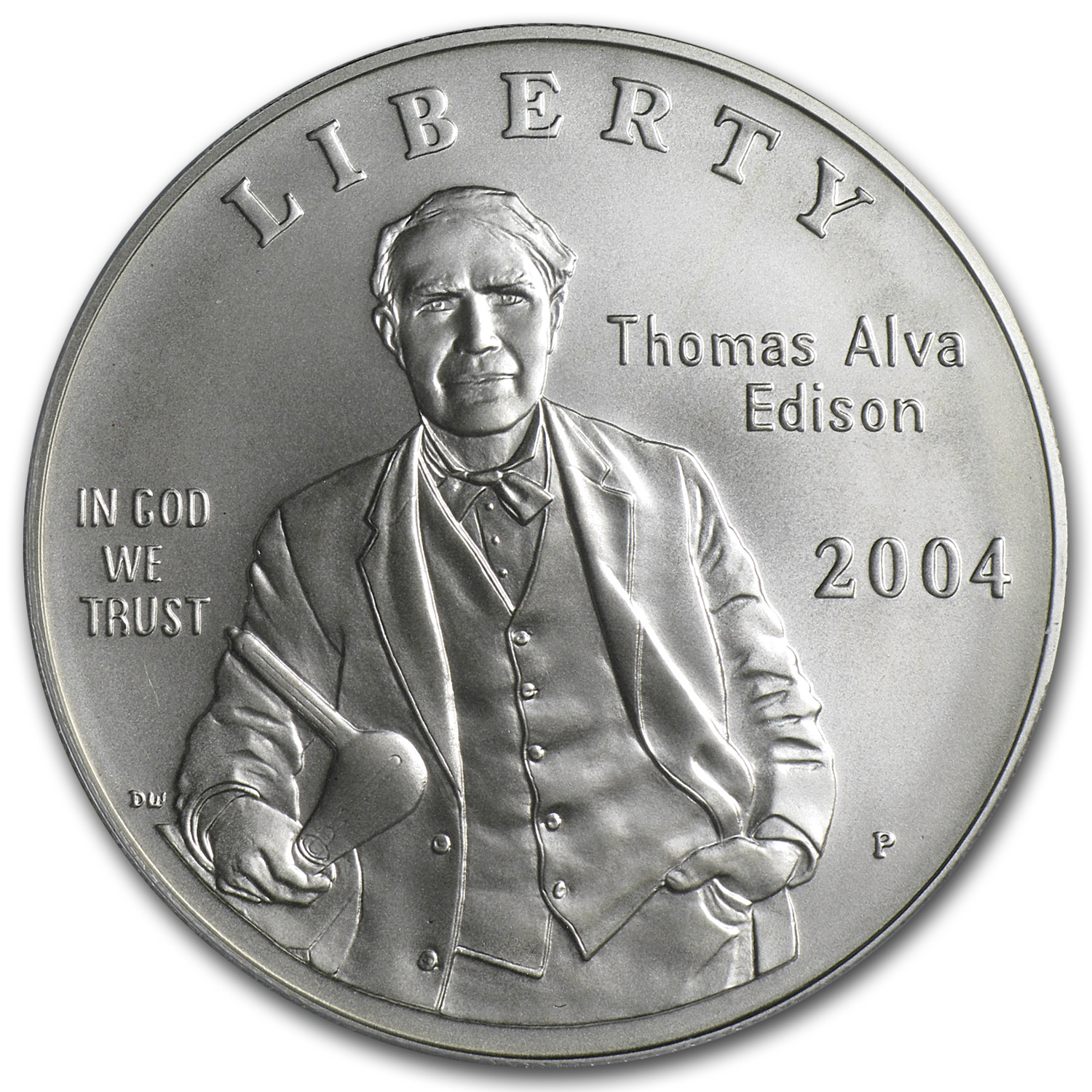 2004-P Thomas Edison $1 Silver Commem MS-69 PCGS