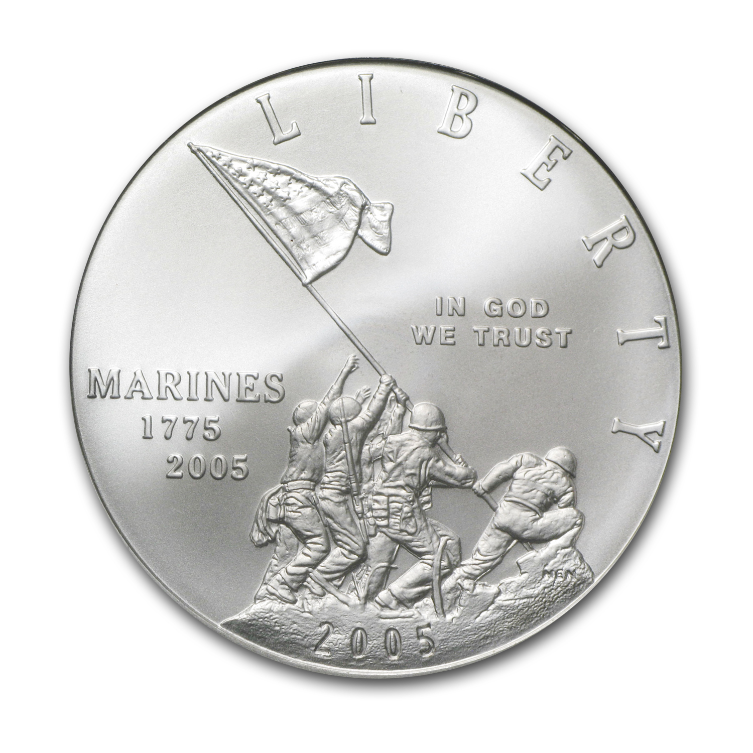 2005-P Marine Corps 230th Anniv $1 Silver Commem MS-69 PCGS
