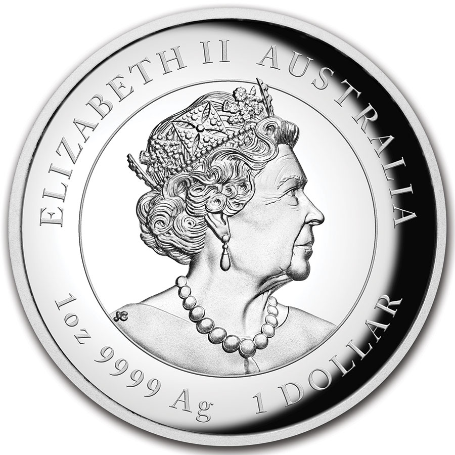 2021 Australia 1 oz Silver Lunar Ox Proof (HR, Box & COA)
