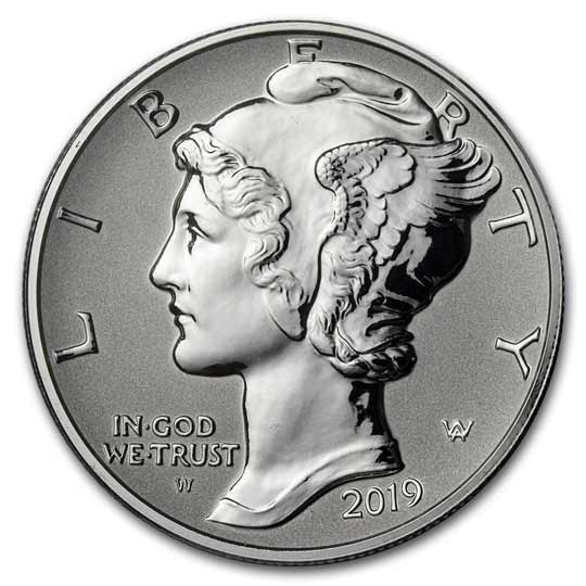 2019-W 1 oz Reverse Proof Palladium Eagle PF-70 NGC