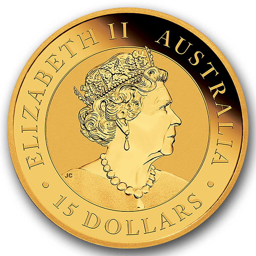 2021 Australia 1/10 oz Gold Kookaburra BU