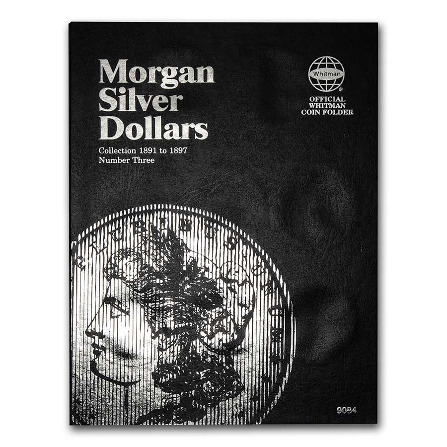 Whitman Folder #9084 - Morgan Silver Dollar #3 - 1891-1897