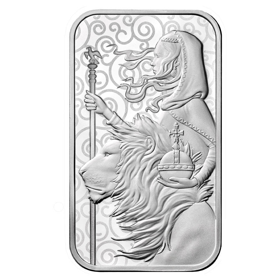 1 oz Silver Bar - The Royal Mint Una and the Lion Great Engravers