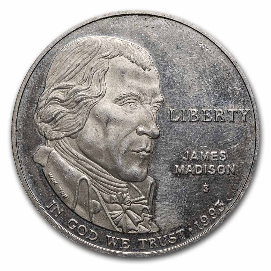 U.S. Mint $1 Silver Commem BU/Proof (ASW .7734 oz, Scruffy)