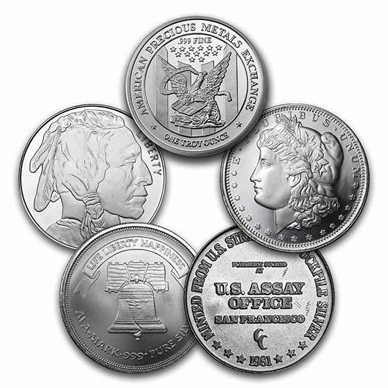 1 oz Silver Round - Secondary Market