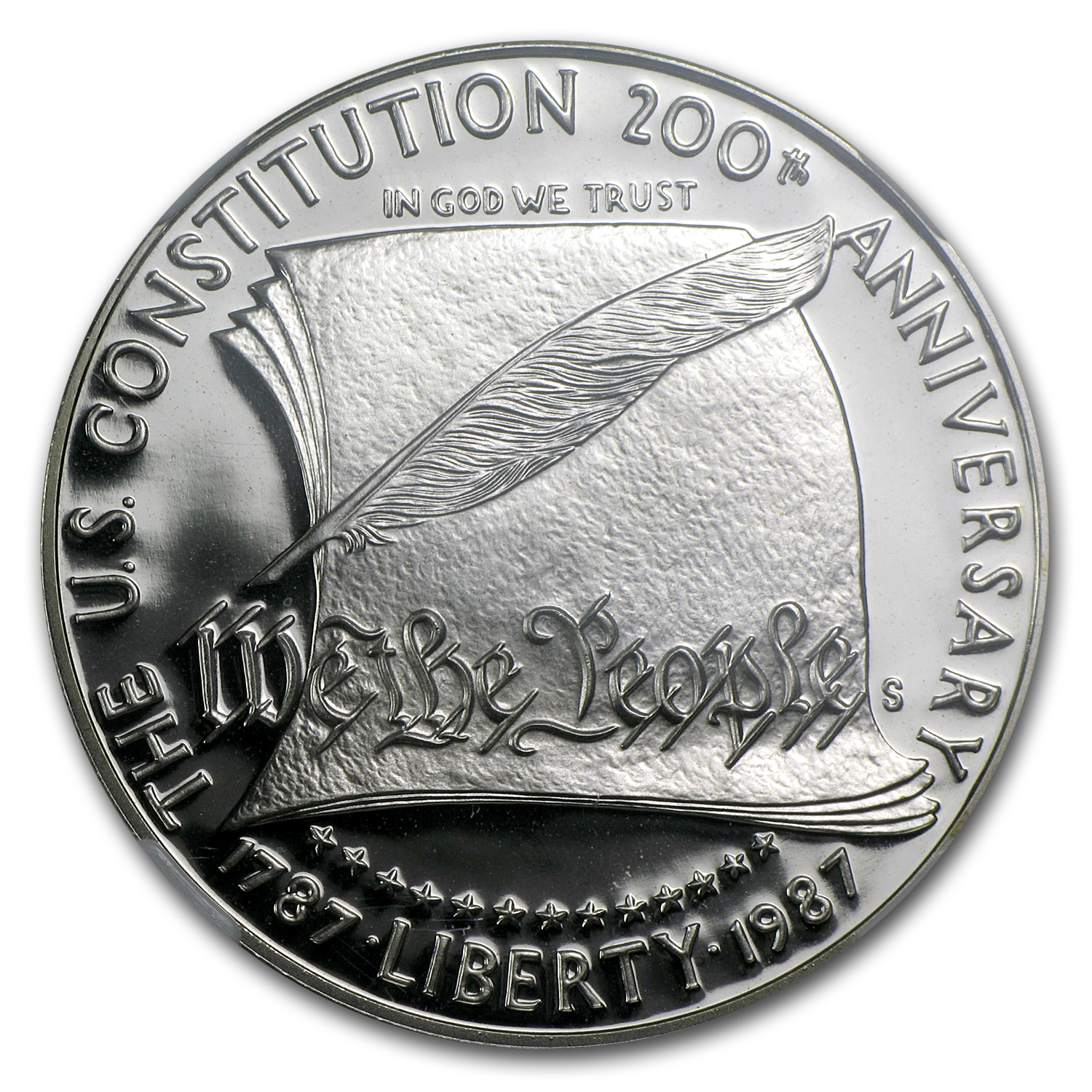 1987-S Constitution $1 Silver Commem PF-69 NGC