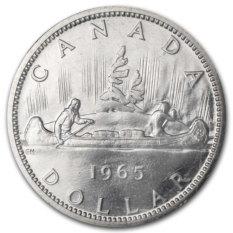 1958-1967 Canada Silver Dollar BU/Prooflike (Sealed)