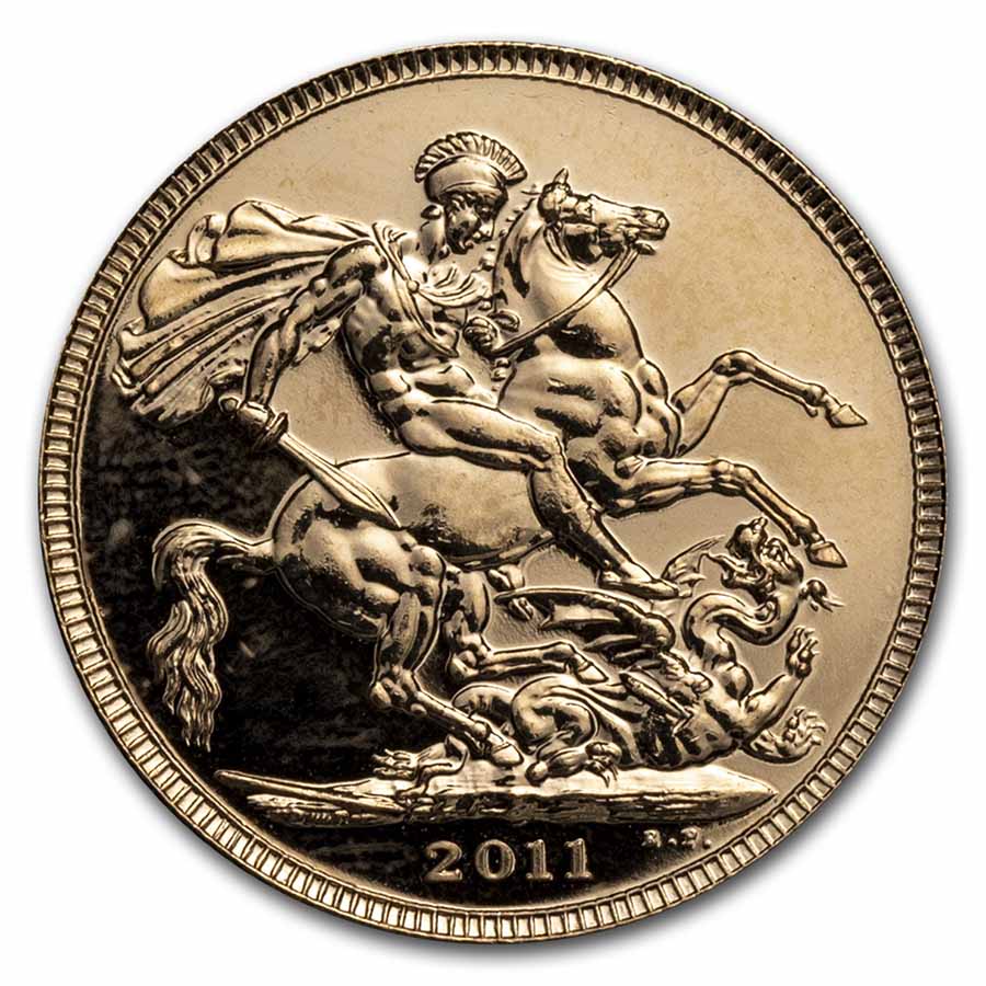 2011 Great Britain Gold Sovereign BU