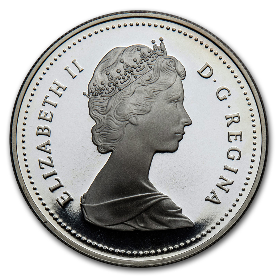 1975 Canada Silver Dollar Specimen (Calgary Centennial w/OGP)