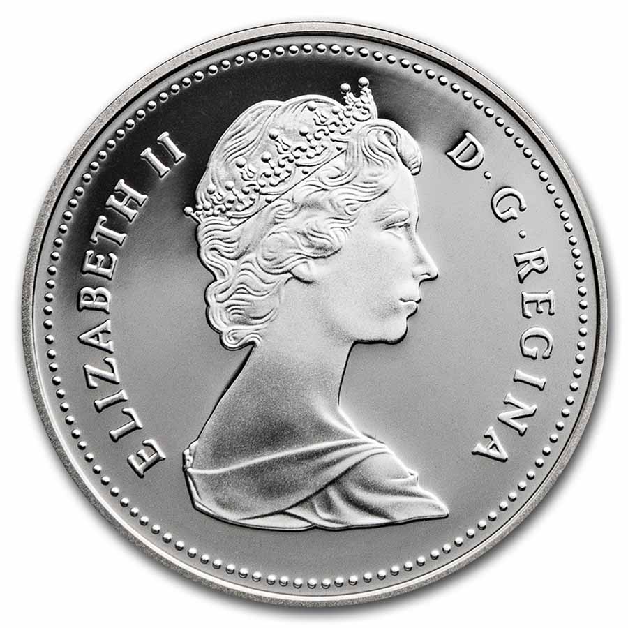 1981 Canada Silver Dollar Proof (Transcontinental Railroad w/OGP)