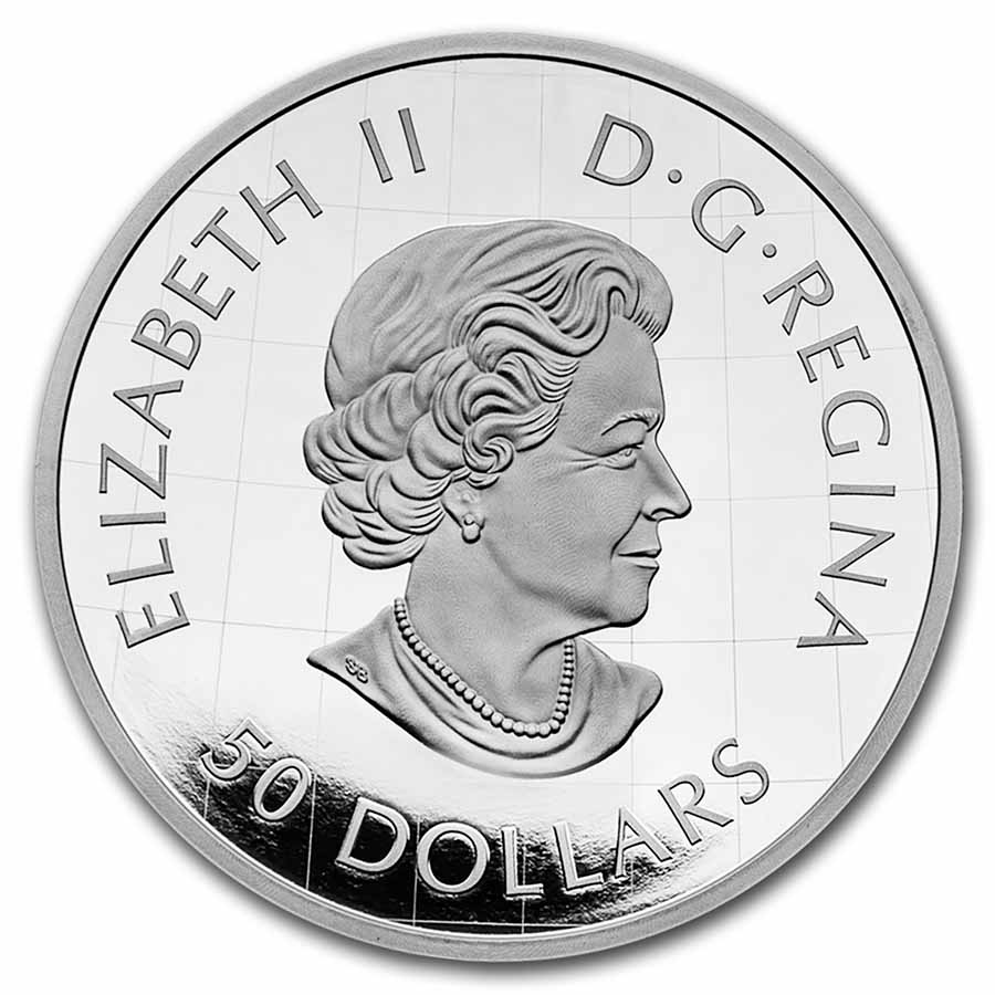 2021 Canada 5 oz Silver $50 Great Lakes Tribute Proof
