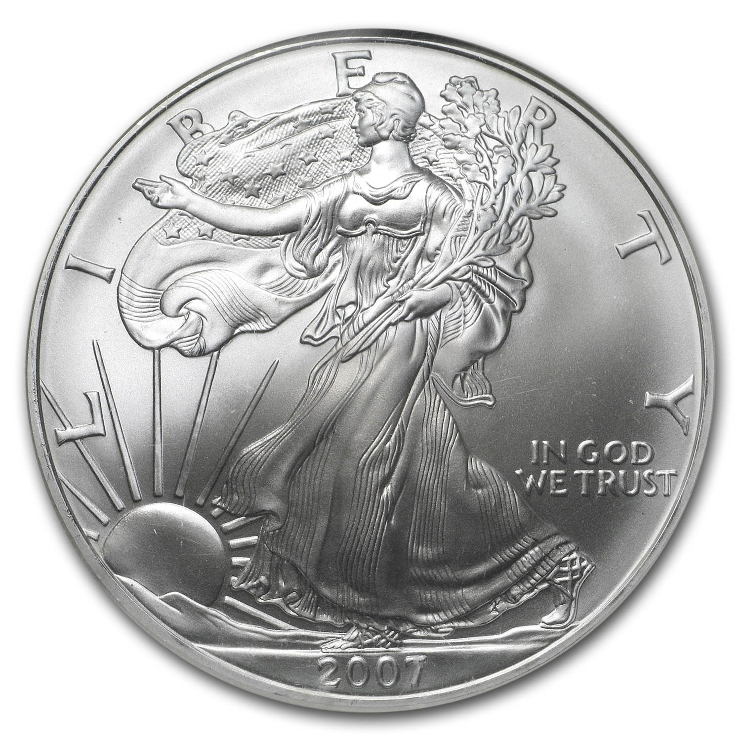 2007 American Silver Eagle MS-70 NGC (Early Releases)