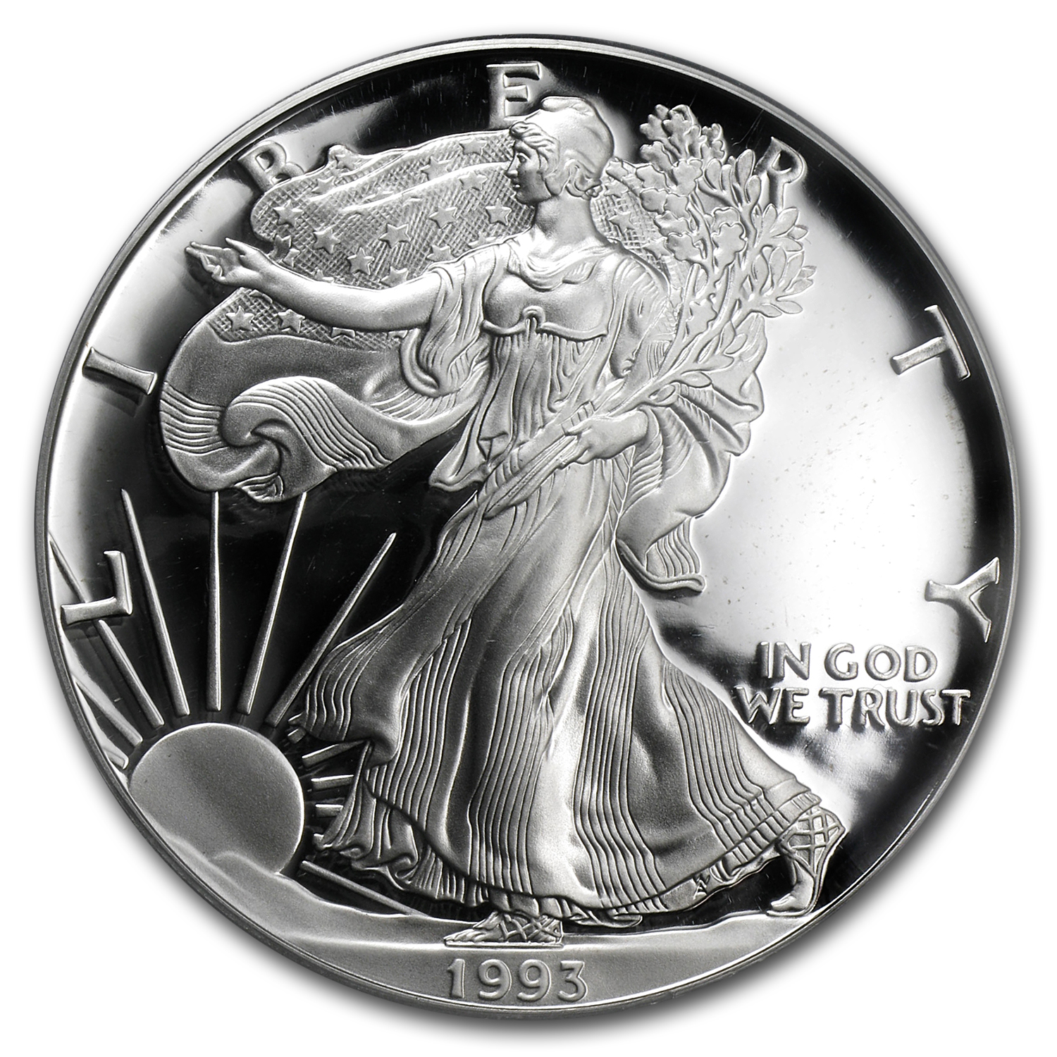 1993-P Proof American Silver Eagle PR-70 PCGS