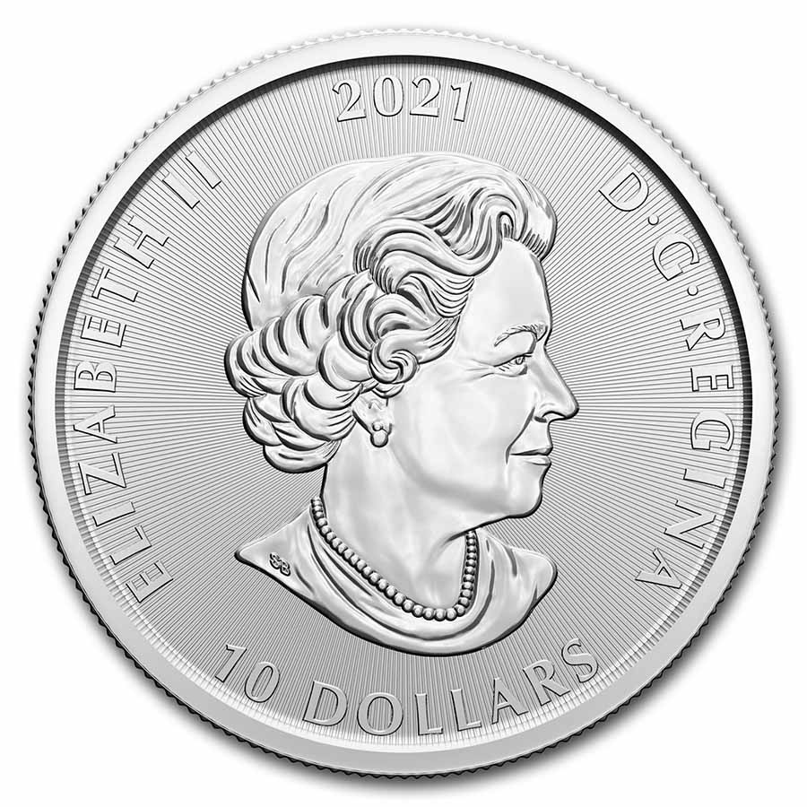 2021 Canada 2 oz Silver Creatures of the North Werewolf