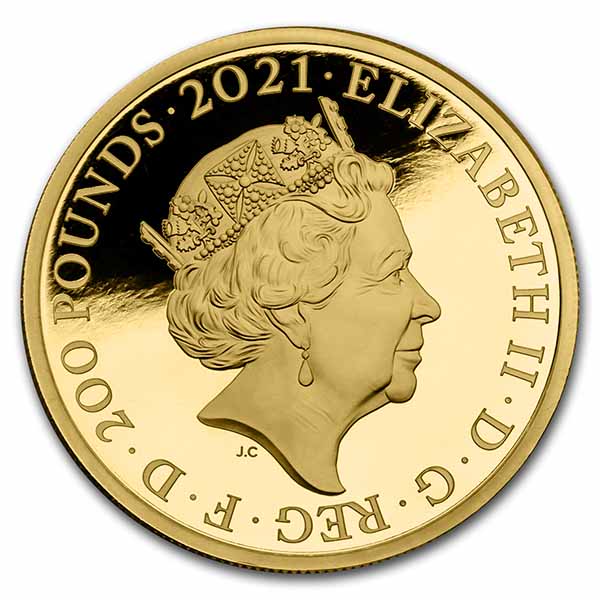 2021 The Prince Philip, Duke of Edinburgh 2 oz Gold Proof Coin
